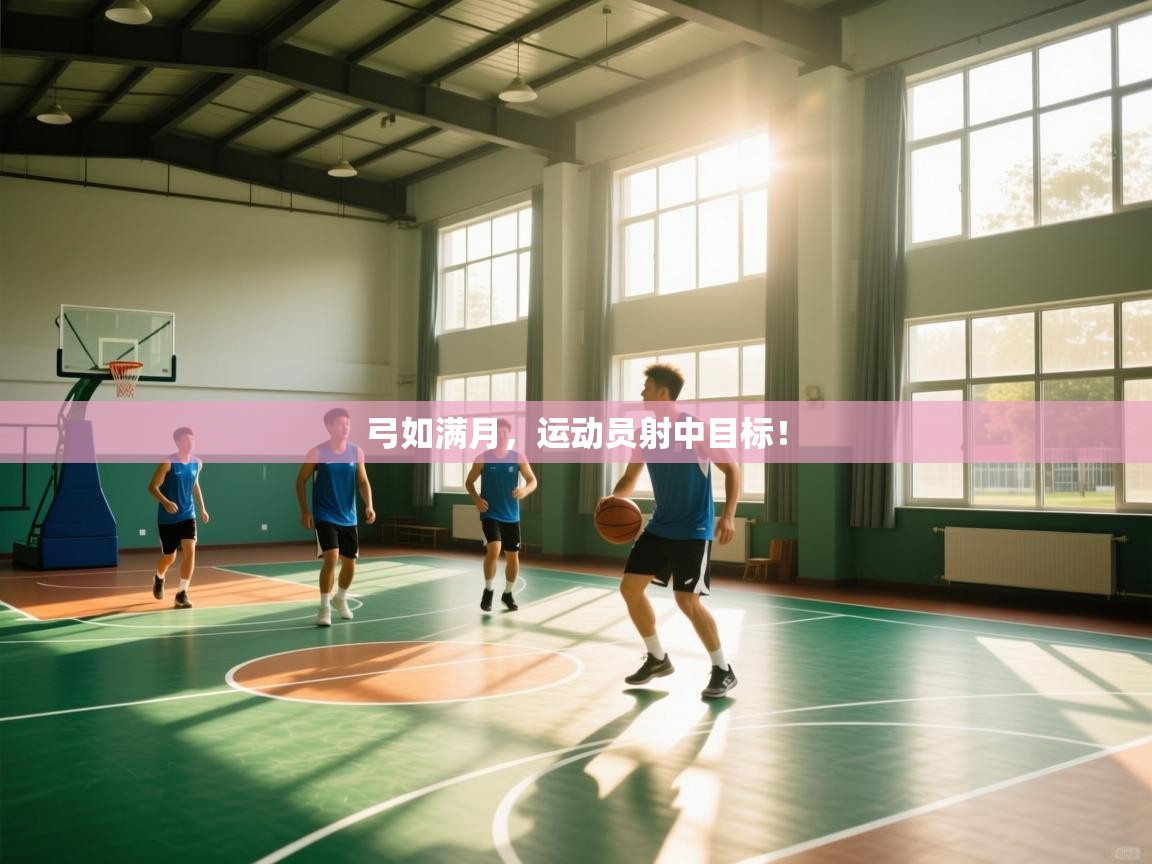 弓如满月，运动员射中目标！